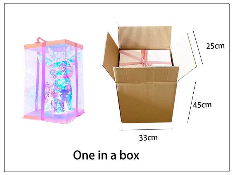 Starlight LED Hologram Rhombus Christmas Tree Lights - Luminous Flashing Home Decoration