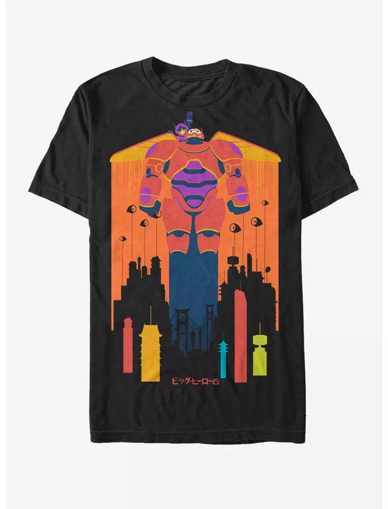 Big Hero 6 Baymax And Hiro Fly T Shirt Size S 4XL Gift For Friends S