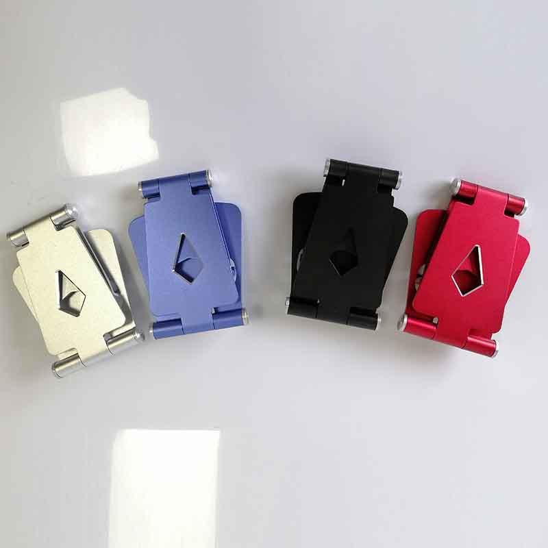 Aluminum Alloy Multi-Fold Desktop Stand for Tablets & Phones
