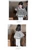 Set Autunnale da Ragazza Top Babydoll in Pizzo e Pantaloni - Stile Coreano