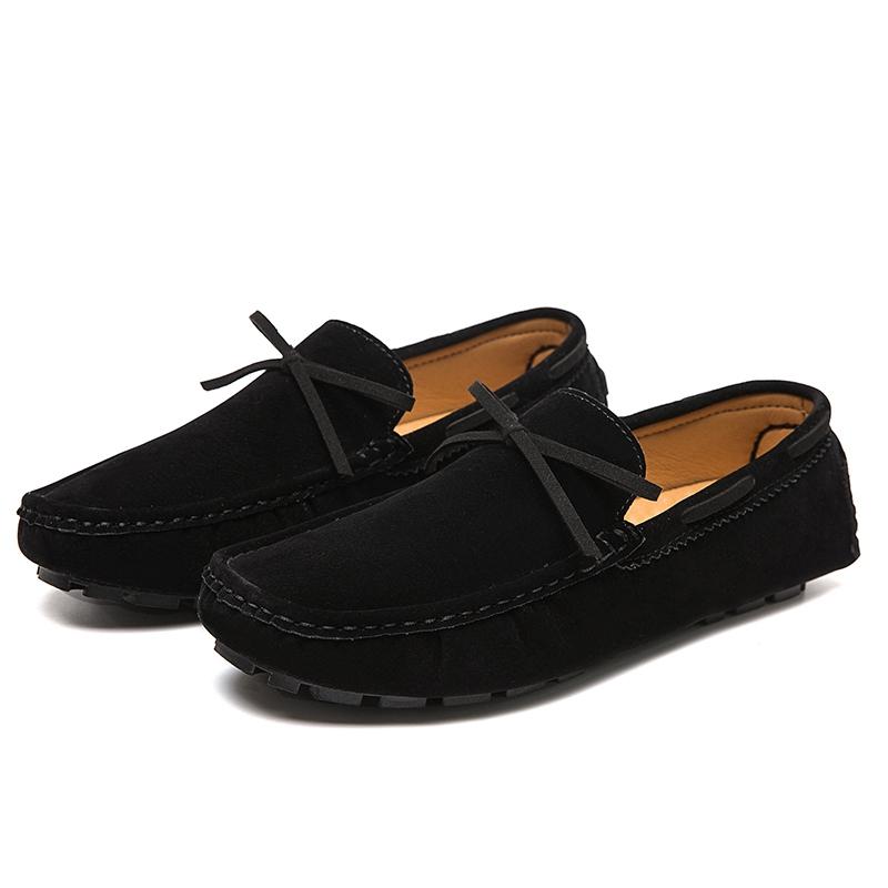 

Мужская повседневная обувь ручной работы замшевая мужская удобная обувь лоферы мокасины слипоны на каждый день мужские балетки новая мужская обувь для вождения 48 чёрный