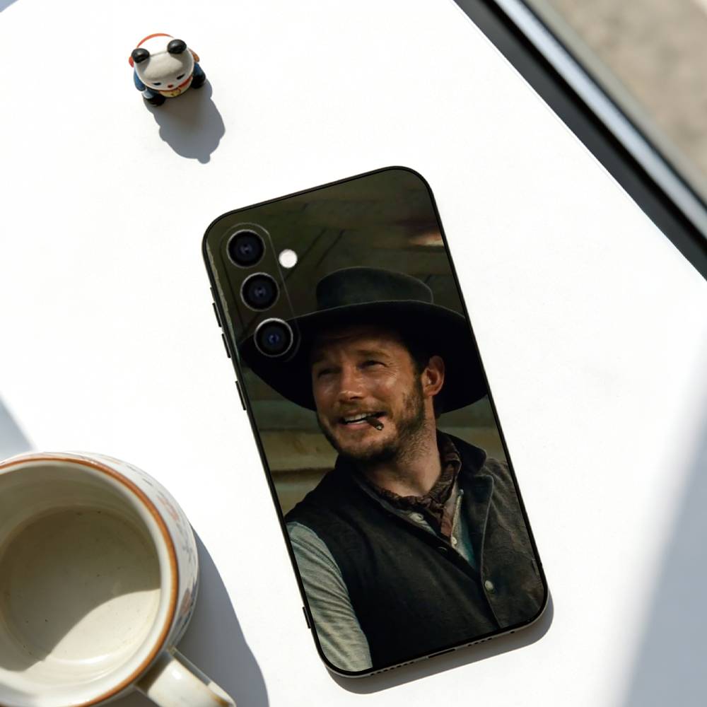 Chris Pratt Phone Case For Samsung Galaxy A73,A72,A71,A70,A53,A52,A51,Others Soft Black Cover