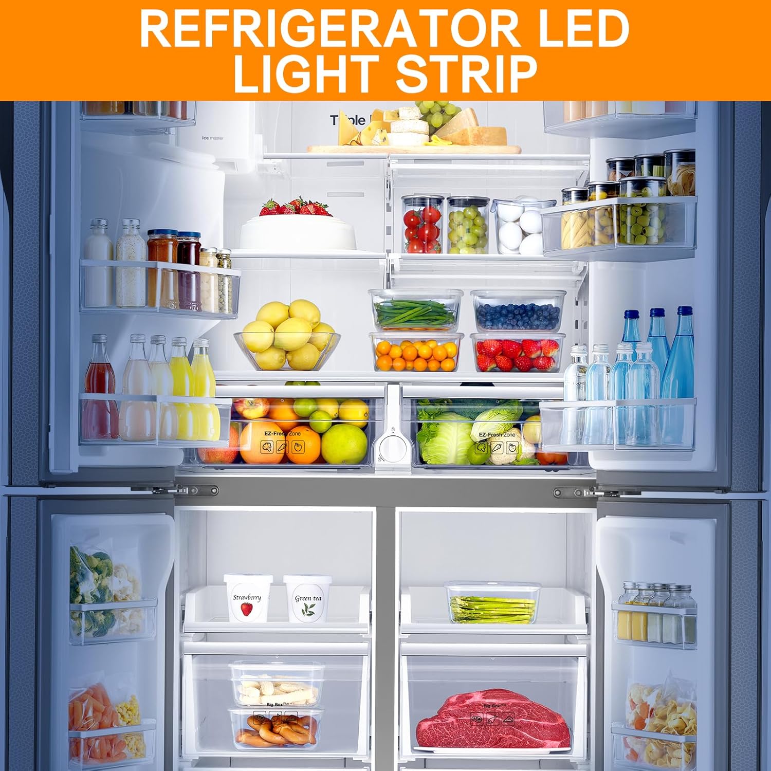 

LED Strip Light for RONGSHENG/HISENSE Refrigerator LED Fridge Light Bar E349766 MDDZ-162A 1629348 DC12V 2W 1529227 DC12V 0.6W (1529227 DC12V 0.6W) белый