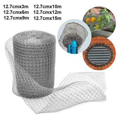 15-3 Meters Wire Mesh Hole Fill Fabric Stainles Steel Gaps Blocker Easy To Work with Flexible Stretchy Hardware Perfect Filler
