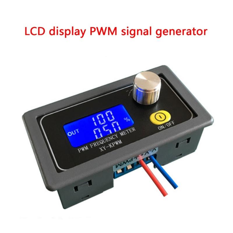 Square Waves Signal Generator Module 1Hz-150KHz with Adjustable Duty Cycle & LCD Screen for Microcontroller Applications