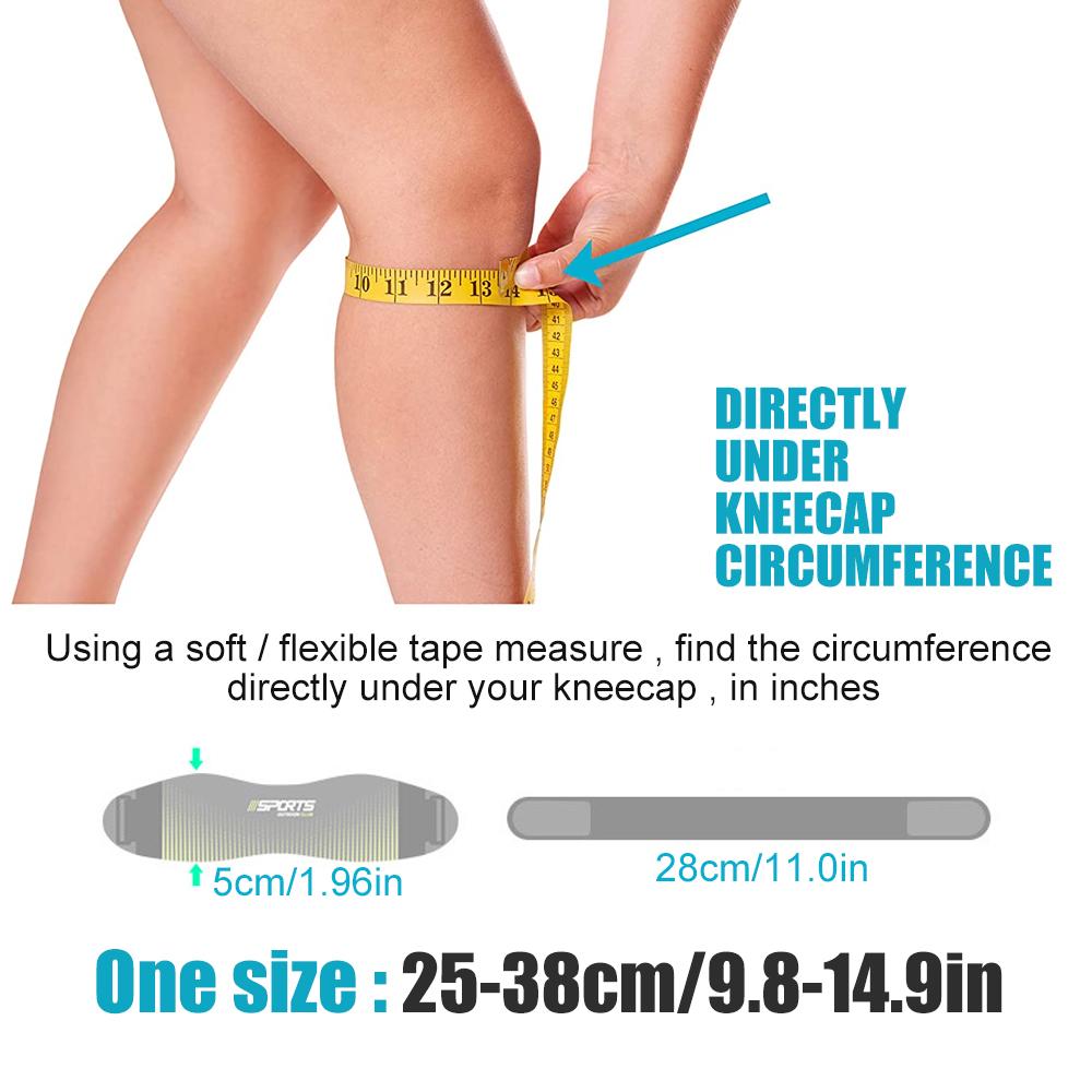 1Pc Patella Knee Brace - Knee Support For Running, Hiking, Basketball, Jumpers Knee, Adjustable Strap Patellar Tendon Stabilizer