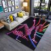 Striped Cosmic Female Design Suitable As a Non-slip Mat for the Living Room or Bedroom Sofa