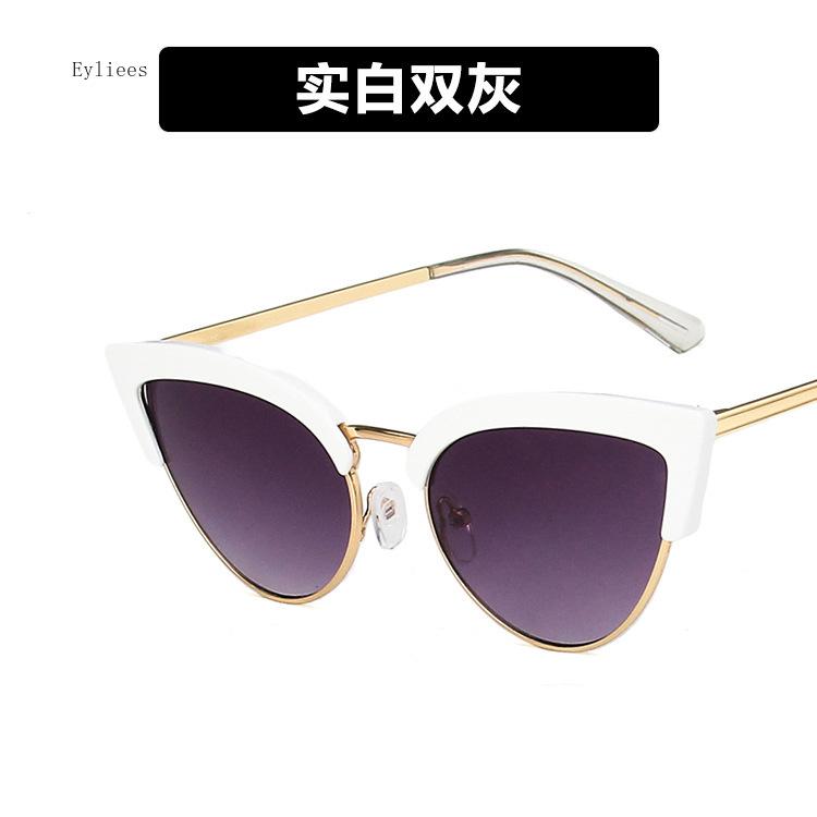 Cat Eye Anti Blue Light Glasses Women Vintage Luxury Brand Designer Black Glasses For Female Big Frame UV400 Eyewear Shades