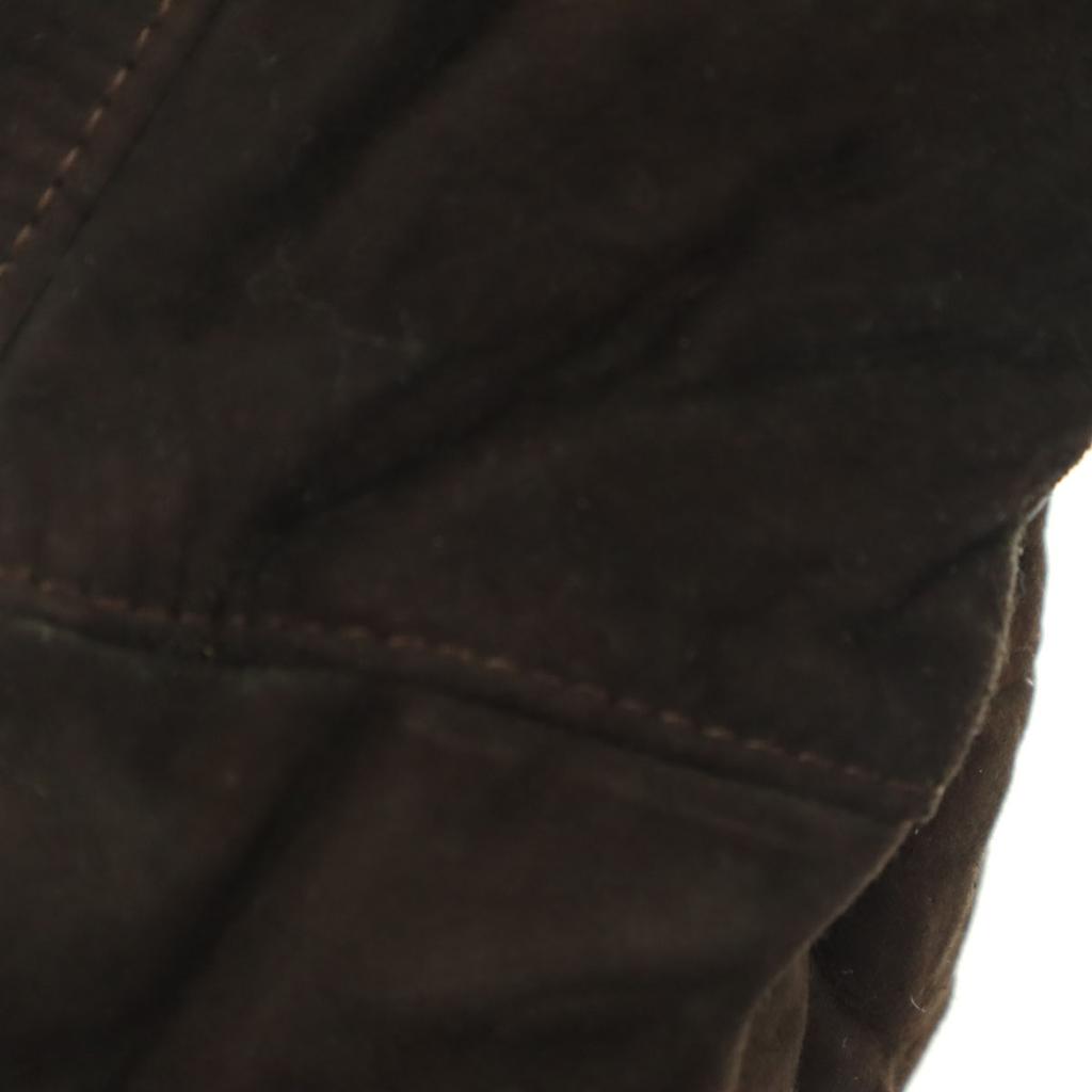 Made In Bulgaria Long Sleeve Mouton Coat S Brown Wool Women Used