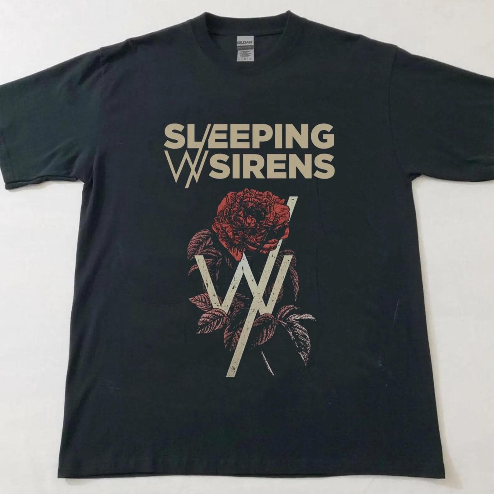 Sleeping With Sirens T-Shirt 90s Alt Rock Tee, Retro T-Shirt, band unisex shirt 4XL