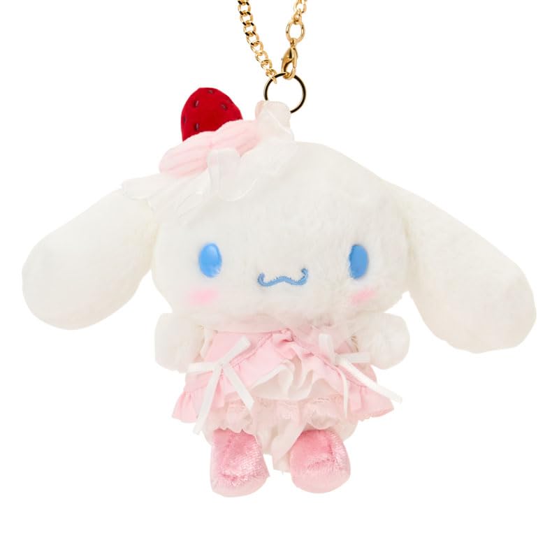Sanrio Mascot Bag Charm (Strawberry Whipped Cake) Cinnamoroll, Ages 6 and Up, 224871