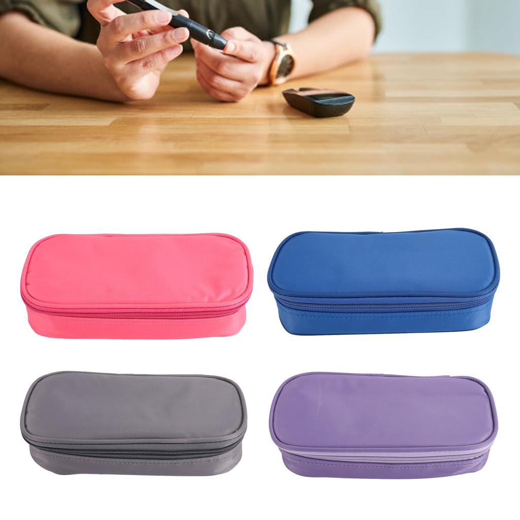 Insulin Kjøleveske Oxford Stoff Bærbar Håndholdt Design Diabetiker Medisinvæske for Reise