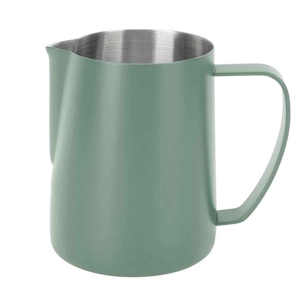 600ML Nádoba na pěnění mléka 304 Nerezová ocel Džbánek na pěnění mléka Špičatá hubička Džbánek na Latte Art s vnitřní stupnicí
