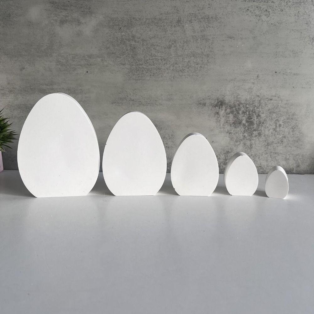 Handmade Candle Mold Silicone Gypsum Mould Resin Easter Eggs Mold Candle Making