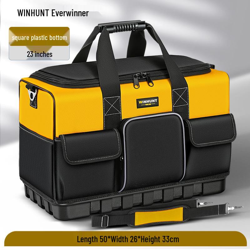 Everwinner Durable Canvas Electrician Tool Bag - Sturdy, Thickened, and Wear-Resistant