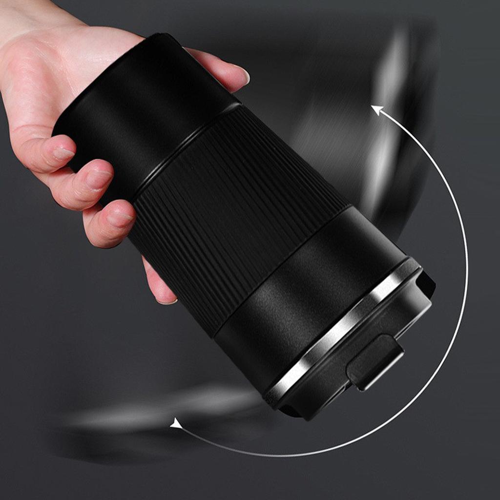380ml 304 Stainless Steel Coffee Cup Portable Vacuum Insulated Mug Creative Simple Car Water Bottle