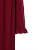 S-XXL Women Choir Robe Flared Long Sleeve Ruffled Trim Color Block Sash Long Priest Cassock for Church Activities