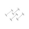 Cutlery Rest Set of 4, Chopstick Holder, Silver, for Knife, Fork, Spoon, Tableware, Western, Chinese, Kitchen, Table Decor, Home Party, Zinc Alloy,