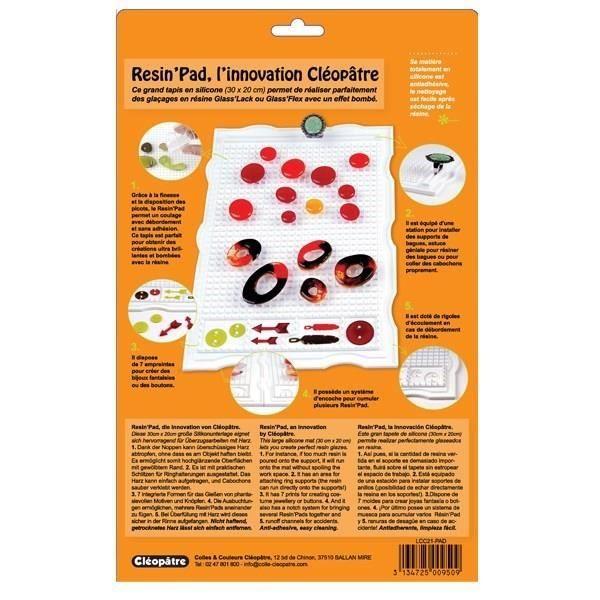 Tapis antiadhésif en silicone - résin'pad - 30 x 20 cm - multifonction - mixte