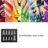 500 Stück Falsche Nagelspitzen Künstliche Französische Halbmaniküre Nagelspitzen Nailart-Zubehör Naturfarbe