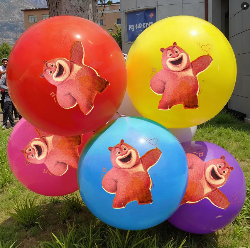 36-Inch Thickened Latex Round Macaron Balloon for Birthday Party Decoration