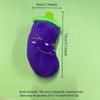 2pcs Pets Chew Toy Squeaking Plush Toys Small Chili and Eggplant Dog Interactive Toys Pet Products Birthday Gifts for Small Dogs