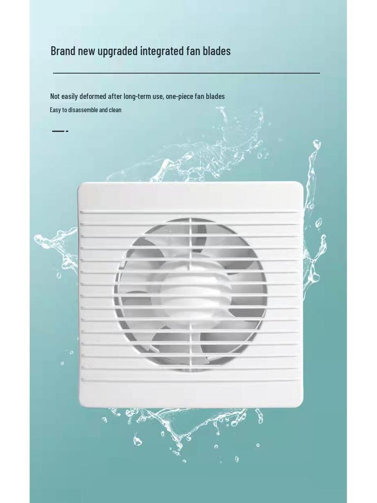 110V Ouye Bathroom Window Exhaust Fan - Wall-Mounted Ventilation Solution