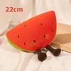 Lifelike Fruit Vegetable Plush Toy Cute Soft Watermelon Hami Melon Balsam Pear Durian Children's Christmas Gift