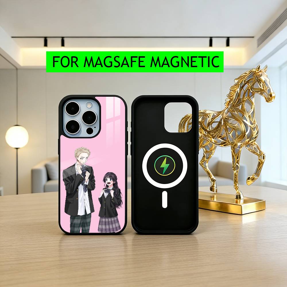 Kaoruko W-Waguri Rintaro T-Tsumugi-ES Phone Case For iPhone17,16,15,14,13,12,11 Plus,Pro Magnetic with Magsafe Wireless Charging