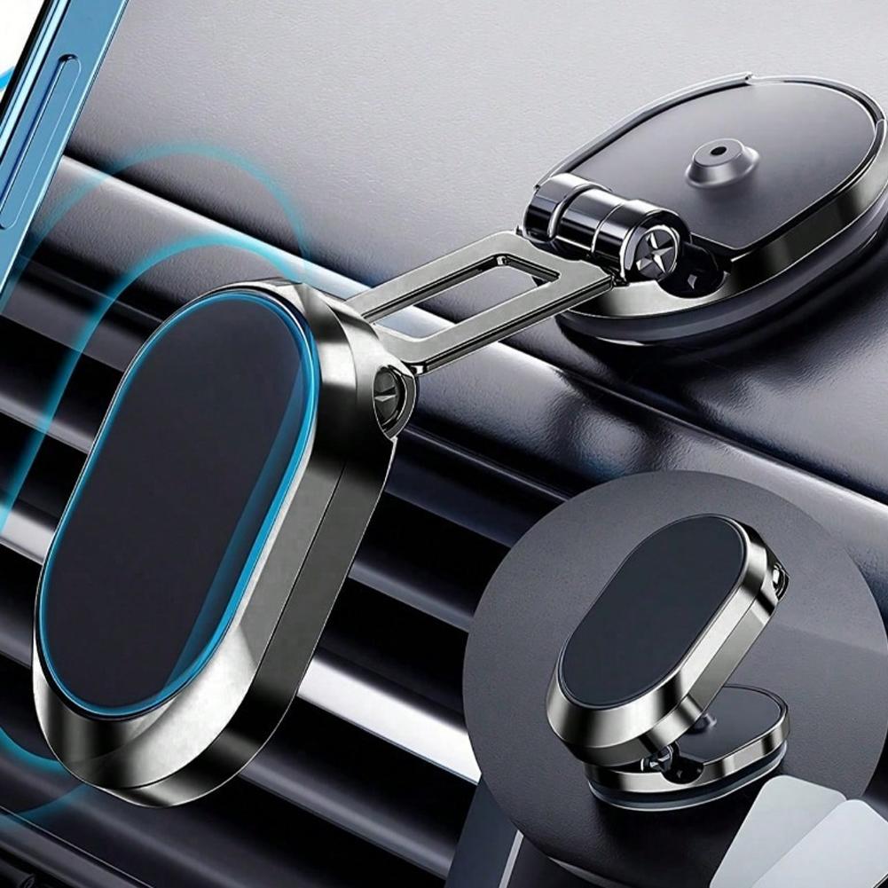 360° Rotation Foldable Car Magnetic Phone Holder Universal Air Vent Mount GPS for iPhone Samsung in Car Phone Stand