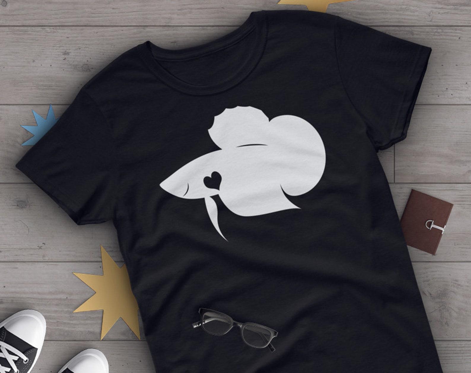 Betta Fish Shirt, , Betta Lover Gift, Cute Siamese Fighting Fish T-shirt, Fish Lover TShirt, Pet Graphic Tee, Navy, Pink, Blue Top 100