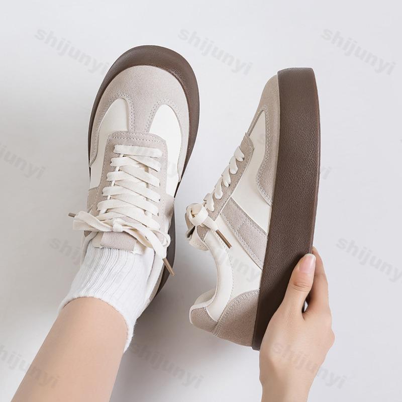 Módní dámské ležérní sportovní boty Podzimní móda Všestranné tenisky na platformě s tlustou podrážkou Pohodlné protiskluzové venkovní vulkanizované boty