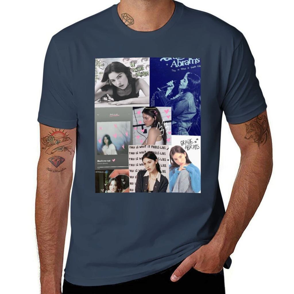 Gracie Abrams T-Shirt T Shirts for Man Graphic Funny T Shirt Man Casual Man T Shirts Cotton T-Shirt