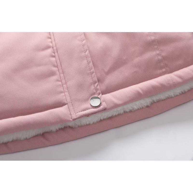 Girls Down Cotton Jacket 2025 New Winter Children Clothing Girl Mid-Length Three-Proof Coat Warm Overcoats