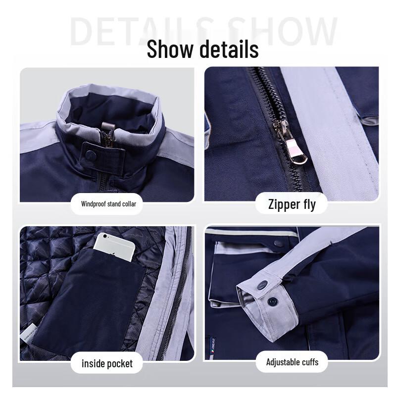 Unisex Winter Outdoor Padded Work Jacket