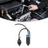 Car Fume Machine Intake Adapter with Expandable Rubber Bladder Car Consumption Link Tool Universal for Leak Detections