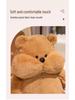 Genuine Doudou Plush Toy: Rabbit, Duckling, and Bear - Soft and Cute Bed Pillow Rag Dolls for Girls