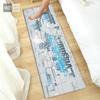 3D World Map Carpet For Bedroom Bedside Mat Anti-slip Kitchen Mat Kids Room Carpet Fashion Bathroom Mat Doormat
