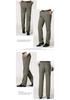 Men's Autumn & Winter Pure Cotton Loose-Fit Business Casual Trousers for Middle-Aged & Elderly