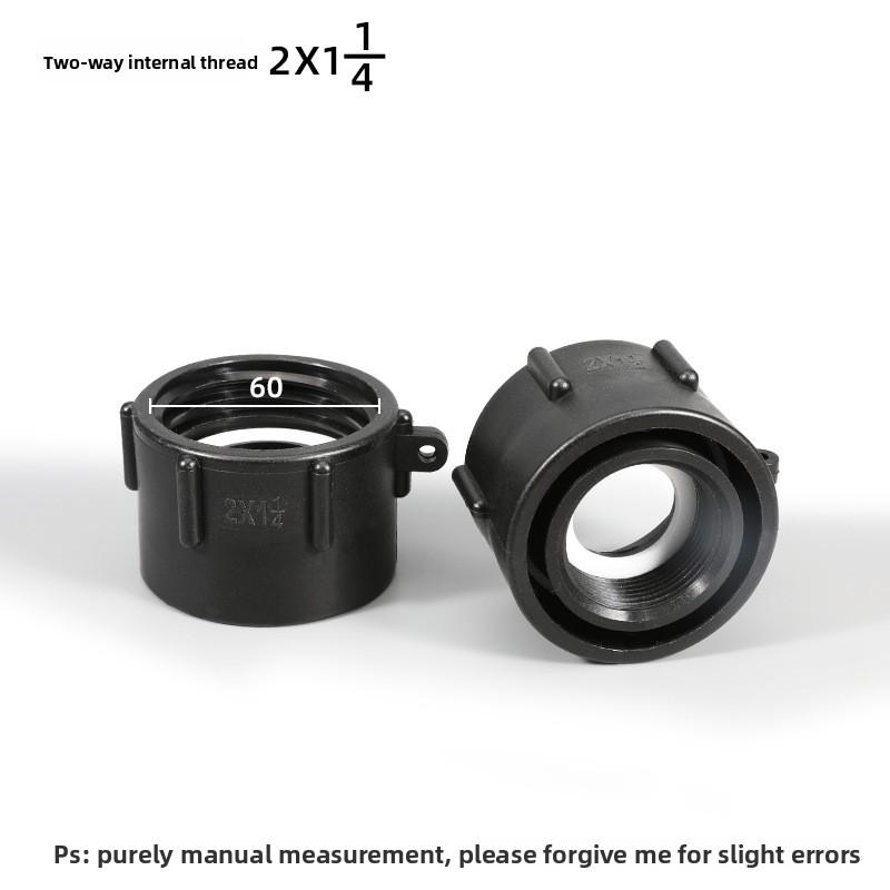 IBC Tank Adapter S60 X  1" 1.5 2" 63/75/80/100mm Thread Connector Ton Barrel Connect 1000 Liter IBC Tank Fitting