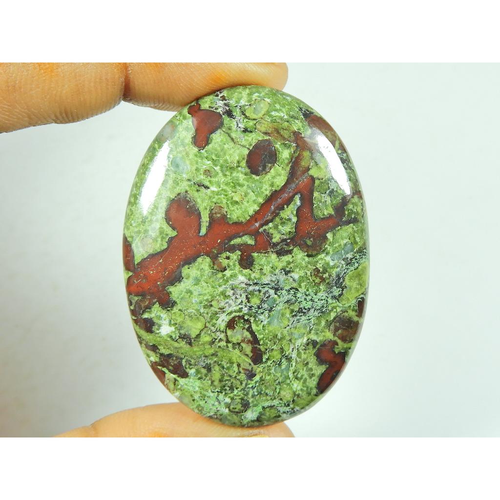 32X46X06 MM Natural Dragon Jasper Oval Shape Cabochon Loose Gemstone 94Cts. SY-497