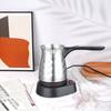 Stainless Steel Electric Coffee Pot 0.5L Large Capacity Coffee Maker Wax Melting Pot Heat-Resistant Handle Drip-Free Pour