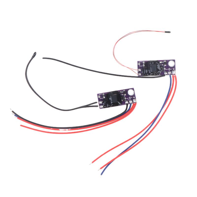 5V 12V DC PC Fan Controller with Automatic Speed Adjustment & Temp Probe, Suitable for 2/3-Wire Fans