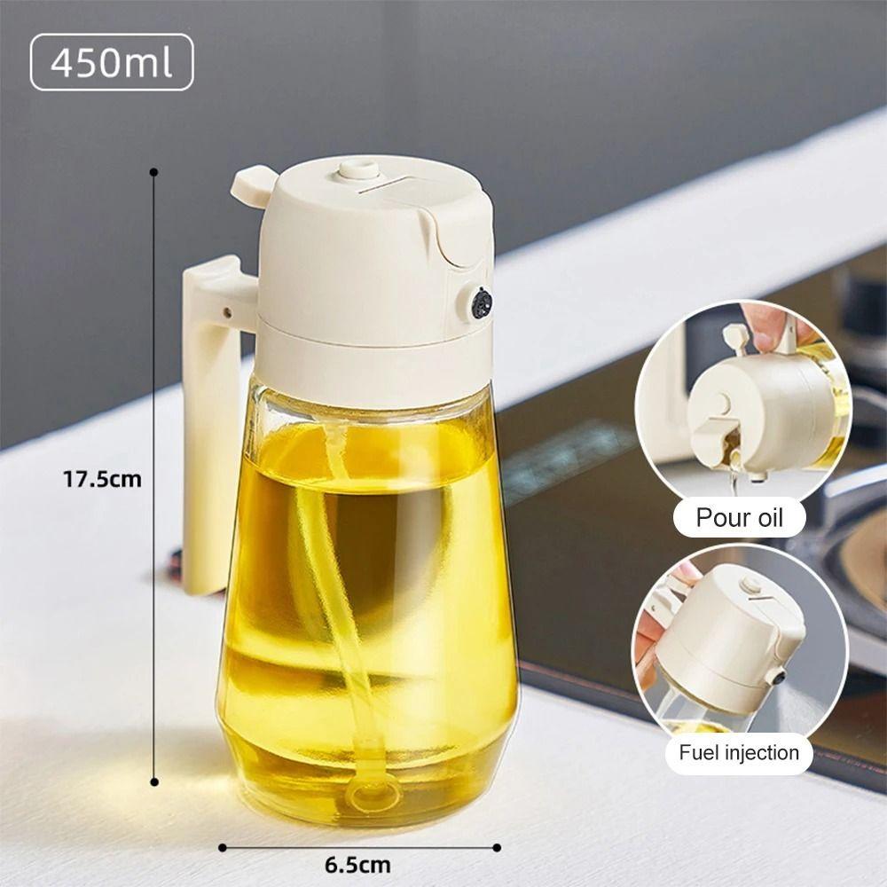 470ML Large-capacity Oil Control Bottle Automatically Presses Olive Oil Sprayer Dispenser