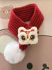 New Year Festive Pet Scarf: Dog Costume & Kitten Collar Neck Warmer