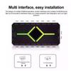 3 In 1 5V 3 Pin ARGB Controller Cooling Fan Hub 4 Pin PWM Magnetic Suction Hub PWM Fan Hub 1To9 Ports for Computer PC Case Fan
