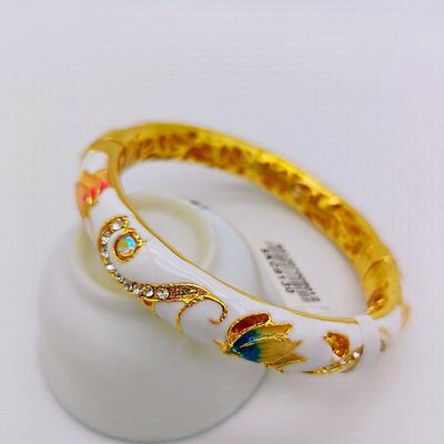 6 Stil Altın Rengi Cloisonne El Sanatı Antika Çift Katmanlı Yüksek Değerli Atmosfer Zengin Uğurlu Moda Butik