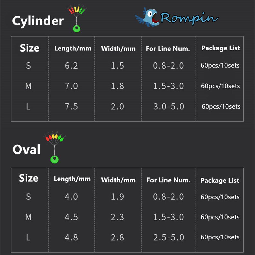 Rubber Stops Line Resistance Fishing Float Oval Floating Stopper Rubber Space Beans Fishing Bobber