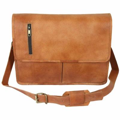 New Handbag Orignal Large Leather Men Office Work Crossbody Brown Large Bag