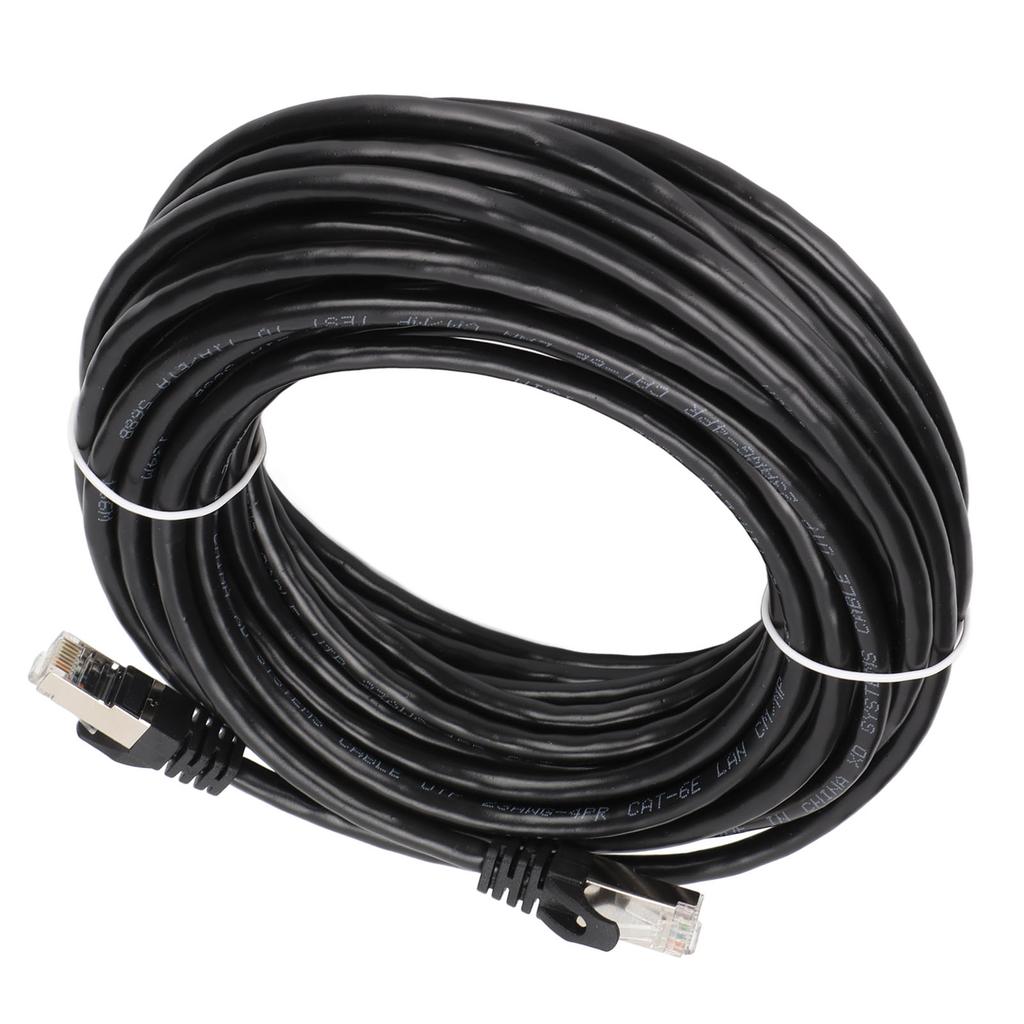 Cat 6 Ethernet Cable EMI Protection Low Return Loss 10Gbps High Speed RJ 45 Connector Internet Cord for PC 10 Meters